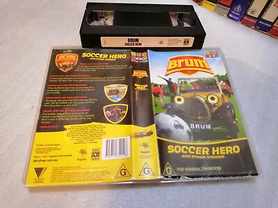 BRUM - SOCCER HERO - 5 STORIES - 2002 ABC For Kids - Ragdoll - Issue Vhs! • $39.95