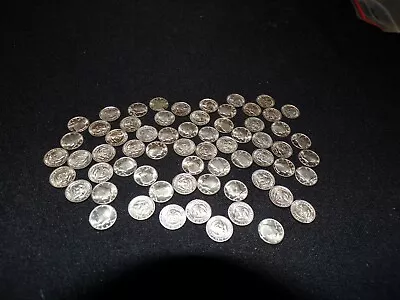1974 JFK Half Dollar Miniature Vintage Coin Lot Of 64 Pcs [a165] • $24.99