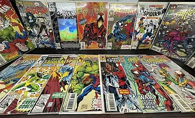 Amazing Spider-man Comic Run Lot Of (16) Books Including 365 374 375 410 Foil • $0.99