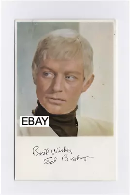 Ed Bishop U.f.o. Tv Series Commander Straker Orig 1973 Press Release Repro Photo • £15.43