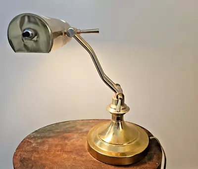 Vintage Beautiful 1960s Brass Piano Lamp Good Working Condition • $50