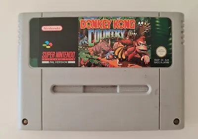 $29 • Buy Donkey Kong Country SNES Super Nintendo Game AUS PAL