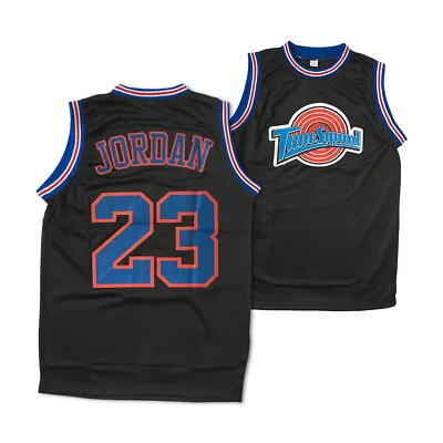 Michael Jordan Tune Squad Black Jersey Space Jam Basketball MJ 23 Costume Movie • $25.14