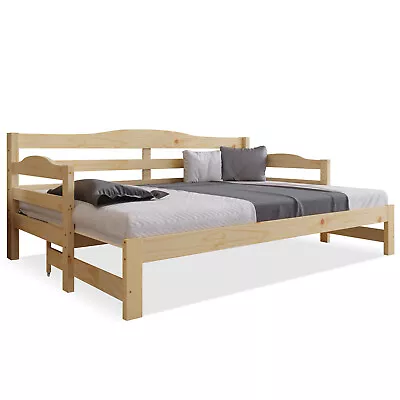 3ft Single Bed Day Bed Cabin Bed With Trundle Sofa Bed Wooden Bed Frame HT • £159.99