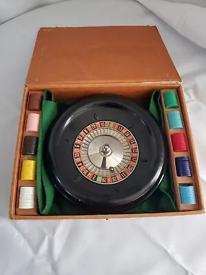 Vintage E.S. Lowe Roulette Wheel. • $39.95