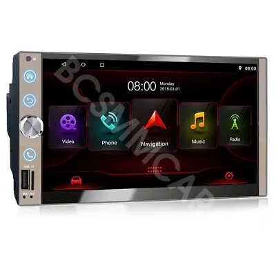 Double Din Car Stereo Touch Screen Radio GPS Navigation Bluetooth Wifi Player • $94.40