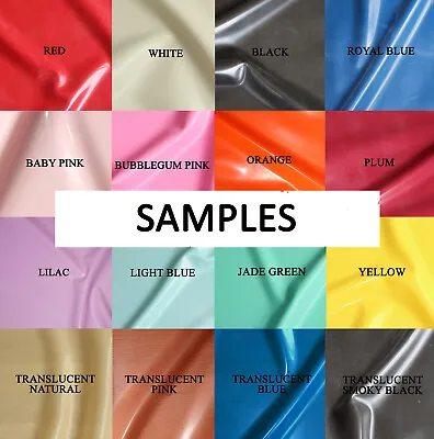 Latex Fabric Sample Pack By Radical Rubber - Our Full Range - Worldwide Delivery • £17.50