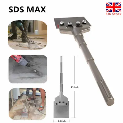 £49.99 • Buy 6  SDS Max Floor Blade Scraper Tile Lifter Glue Chisel Spatula Tool 