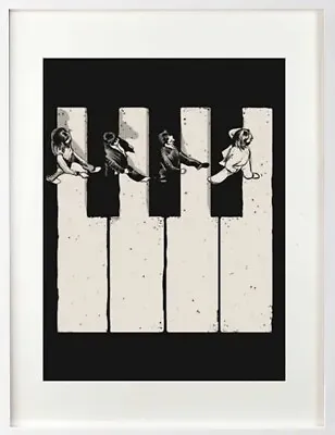 The Beatles - Abbey Road Piano - Canvas Poster - 30x40cm - Same Day Dispatch  • £7.99