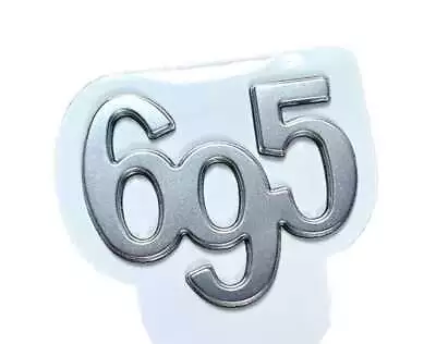 '695' Badge - 500 Abarth Brushed Chrome Effect New & Genuine 735717751 • $87.03