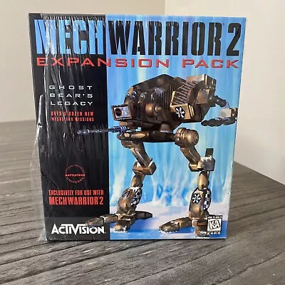 MechWarrior 2 Expansion Pack Ghost Bear Legacy PC BIG BOX NEW SEALED Tear Look • $79.99