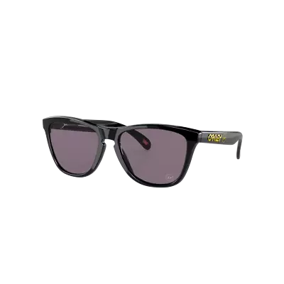 Oakley X Fragment Frogskins Yellow Polished Black Frame Prizm Grey Lenses Low Br • $271.59