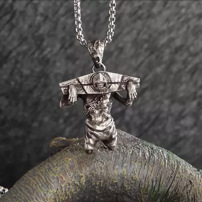 Imprisoned Monster Jewelry Vintage Silver Sexy Gothic Torture Pendant Necklace • $13.98