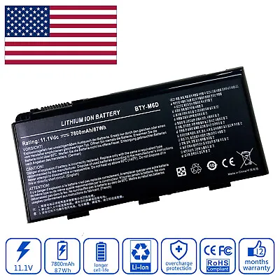 Battery For MSI GT-663-R MS-17625 GT70 0NE GT70 2OC GT70 2OD GT683DX GX680R • $25.95