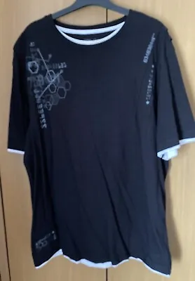 £6 • Buy Black Patterned Urban Spirit T-shirt XL