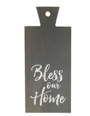 Bless Our Home Wall Art By P Graham Dunn 19  X 9.25  X .75  Rustic Décor New • $24.92