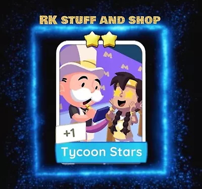 Tycoon Stars 2⭐️ Set#7 Monopoly Go (Read Description)  Fast Delivery⚡️ • $3