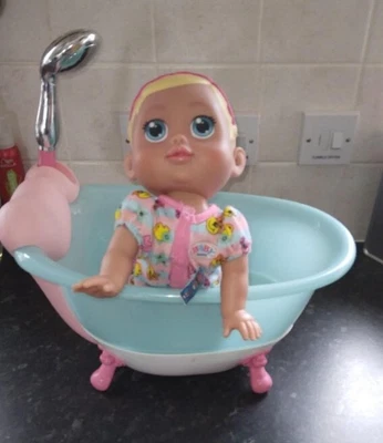 £25 • Buy BABY Born Dolls Bathtub - Pumps Water 