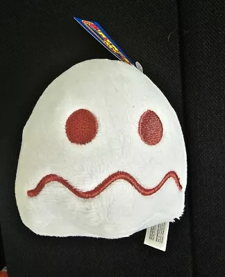 NEW Ms Pac-Man Pellet White Ghost Plush Toy Stuffed Doll Figure Pacman Arcade 4  • $17