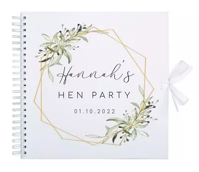 £15.99 • Buy Personalised Hen Party Scrapbook Photo Album, Hen Gift, Friend Gift, Party Gift