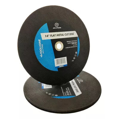 14  Chop Saw Metal Cutting Disc 355 X 3mm Blade 25.4mm Centre Bore Flat (5 PACK) • £23.99