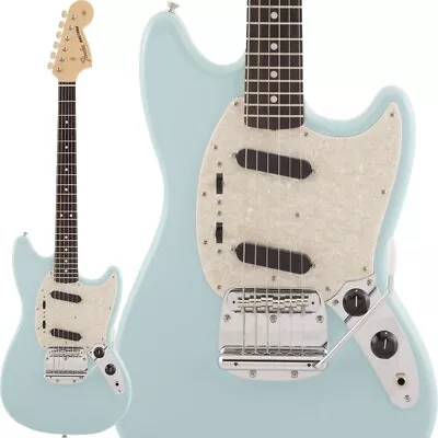 Fender Made In Japan Traditional Series 60s Mustang Daphne Blue Electric Guitar • $902.52