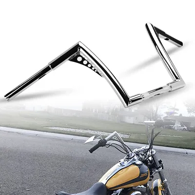 12  Inch Rise Fat 1 1/4  Handlebar APE Hanger Bar For Harley FLST FXST XL Custom • $96.77