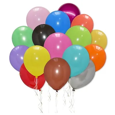 5 Inch Mini Balloons Latex Plain Chrome Baby Shower Birthday Wedding Party Decor • £3.99