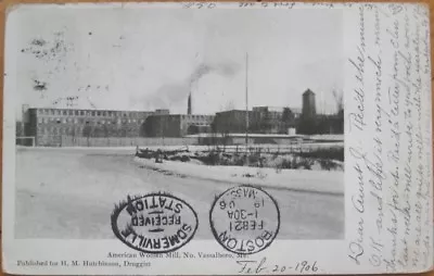 1906 Postcard-American Woolen Mill-North Vassalboro ME • $9.99