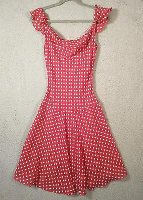 Fredericks Of Hollywood Dress 2 Minnie Mouse Polka Dot Rockabilly Retro • $24.99