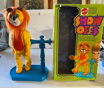 Vintage 1973 Mattel SHOW OFFS Lion Puppet • $29.99