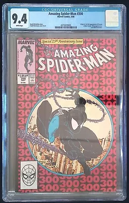 Amazing Spider-Man #300! CGC 9.4! Origin & 1st Appearance Of Venom! Marvel 1988 • $22.50