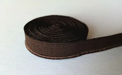 Bra/Lingerie Band Elastic. Plain Band Elastic. Plush Back. Brown Colour. 10mm  • £3