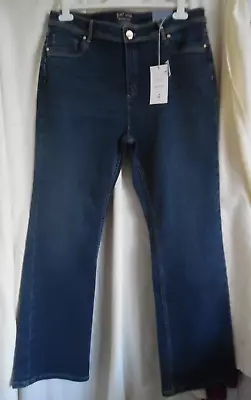 BNWT Marks & Spencer Per Una Boot Cut Jeans Roma Size 16 Blue Denim RRP £35 • £23