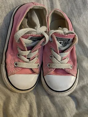 Baby Infant Toddler's Pink Converse All Star Trainers Plimsoles Size 5 EUR 22 • £9.99