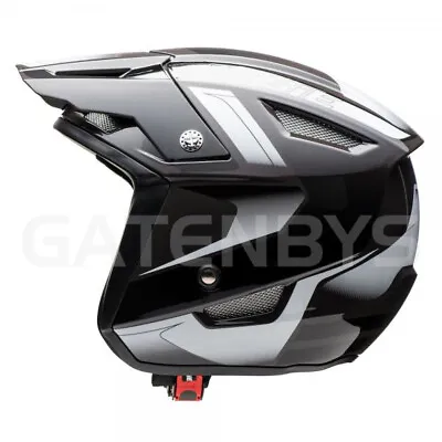 JiTSiE Trials HT1 Helmet Weft Black/White Classic Beta Gasgas Montesa Evo Txt • $118.19