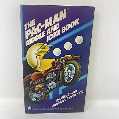 Vintage The PAC-Man Riddle And Joke Book 1982 Paperback • $17.99