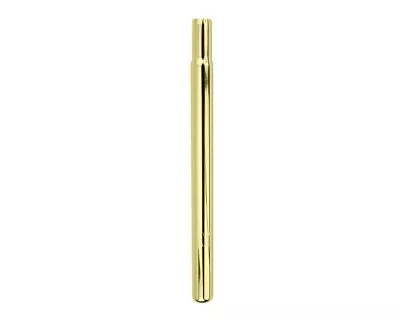 25.4MM GOLD BICYCLE STEEL SEATPOST BMX LOWRIDER CRUISER FITS 7/8  Saddle. • $17.99