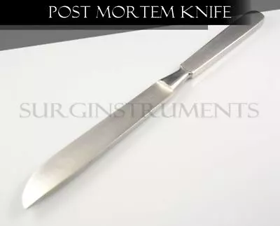 Stainless Steel Autopsy Post Mortem Disection Blade - 10.5  Straight Spine • $29.50