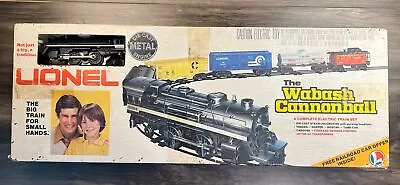 VTG 1970’s Lionel Trains Wabash Cannonball Electric Train Set 6-1962 UNTESTED • $129.99