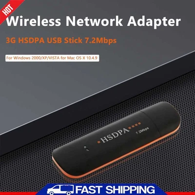 £8.88 • Buy 3G Wireless Internet Card SIM Secure HSUPA USB MODEM Dongle For Mac OS X 10.4.9 