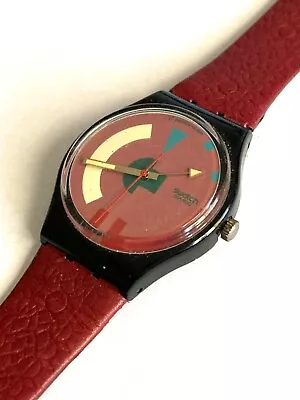 Beautiful 1990 VINTAGE Swatch Watch “Gilda’s Love” GB133 Working • $25