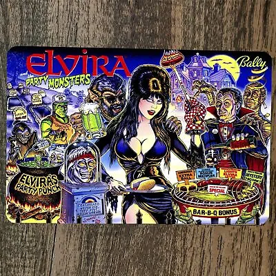 Elvira And The Party Monsters 8x12 Metal Wall Sign Video Game Poster • $19.95