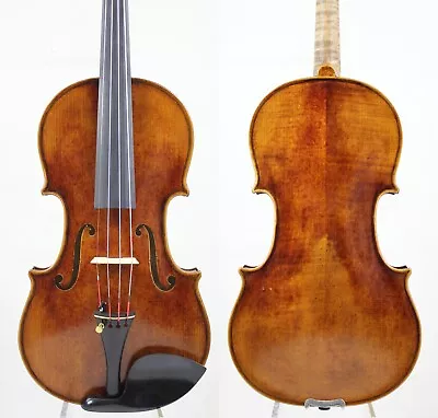 Left-handed Violin!Best Model! 4/4 Violin #7542 Deep Strong Tone • $459