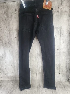 £19.99 • Buy Levi 519 Tm Hi Ball Jeans - Size 30 X 29 Leg  , Black Vgc 30w 29l