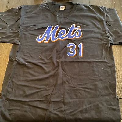 New York Mets Piazza  31 Hall Of Fame Induction Tshirt XL • $20