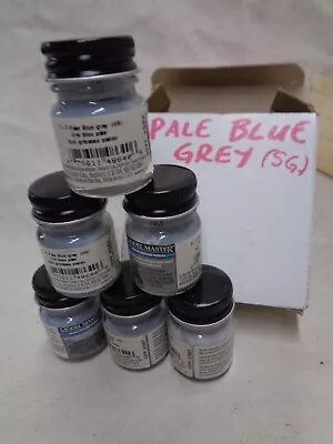 Model Master Acrylic Paints  Lot Of 6   Testors PALE BLUE GREY  S.g.  Military • $24.99