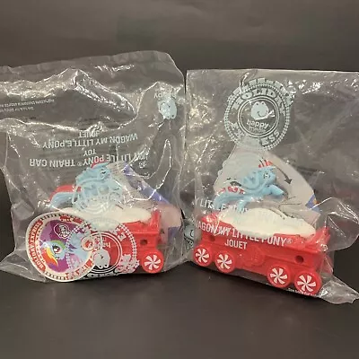 My Little Pony MLP McDonald's Happy Meal Holiday Express Train Toy #5 Set Of 2 • $6.58