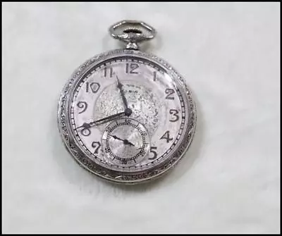 Vintage - 1930 Pocket Watch -  7j / 12s Elgin National Watch Co. - Runs Good • $94.70