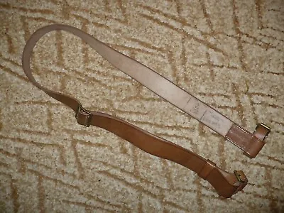 Leather Shoulder Strap For Mosin Carbine. • $35